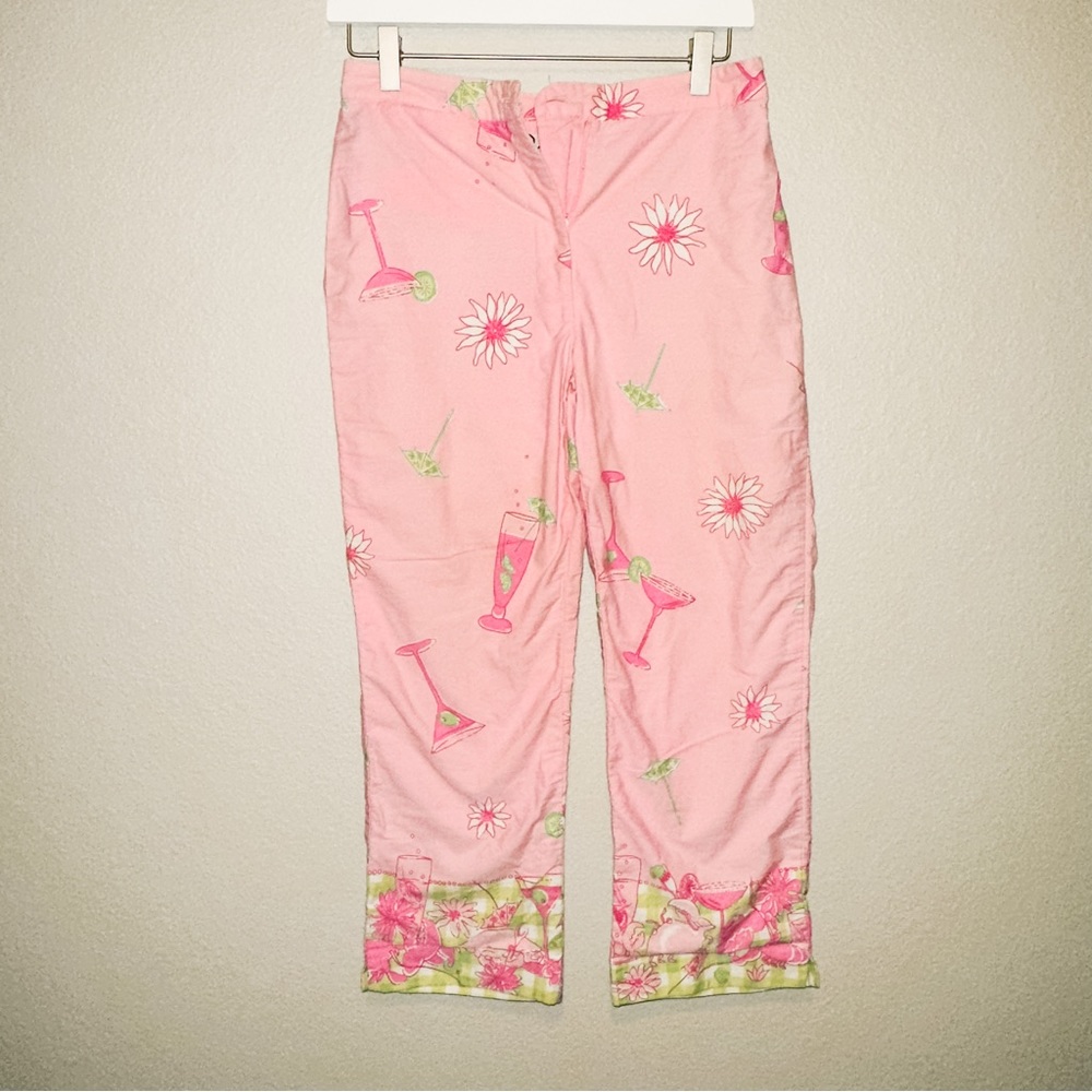 Lilly Pulitzer Vintage Pink Patterned Pants